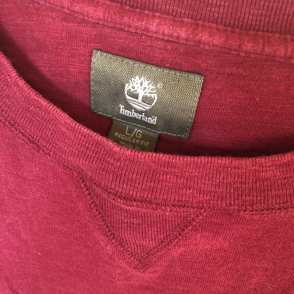 Timberland Maroon Pullover - Picture 1 of 3